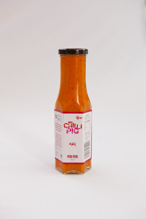 250mL jar of Peri Peri Sauce against a white background